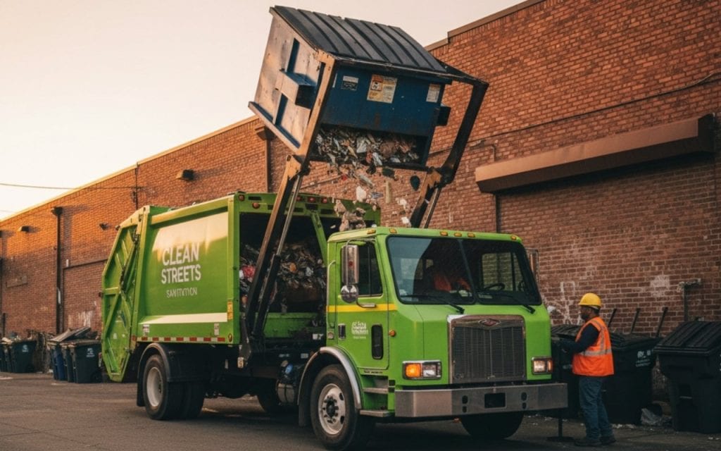 front loader garbage truck prices