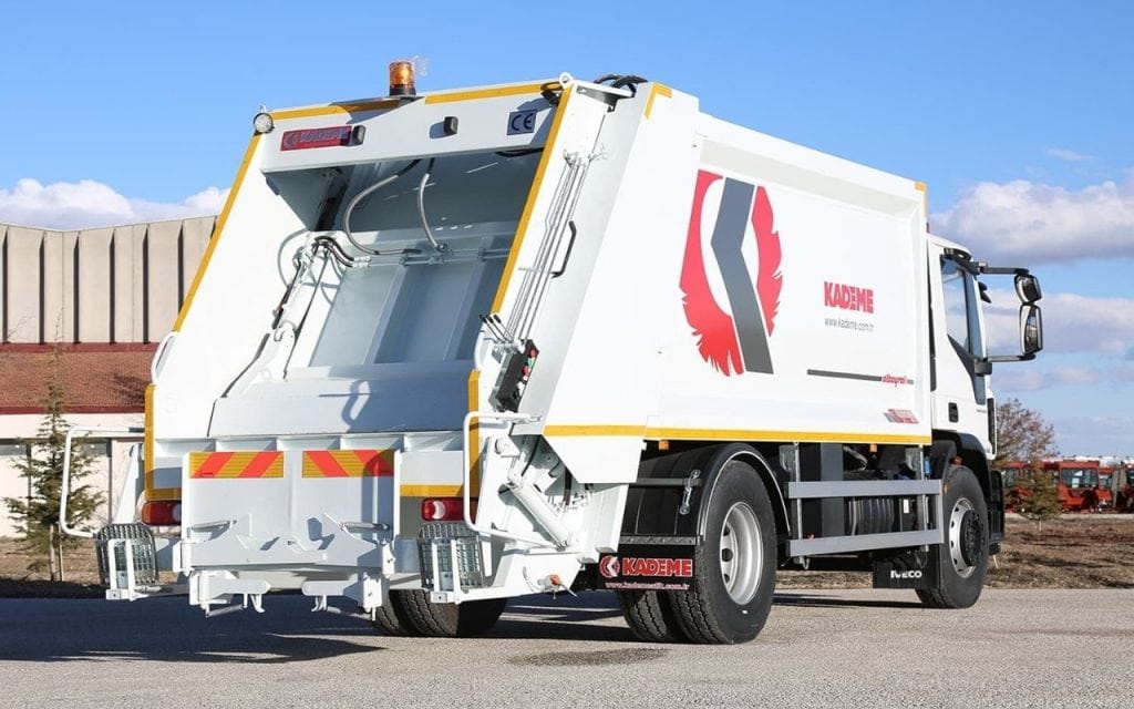 rear loader garbage trucks