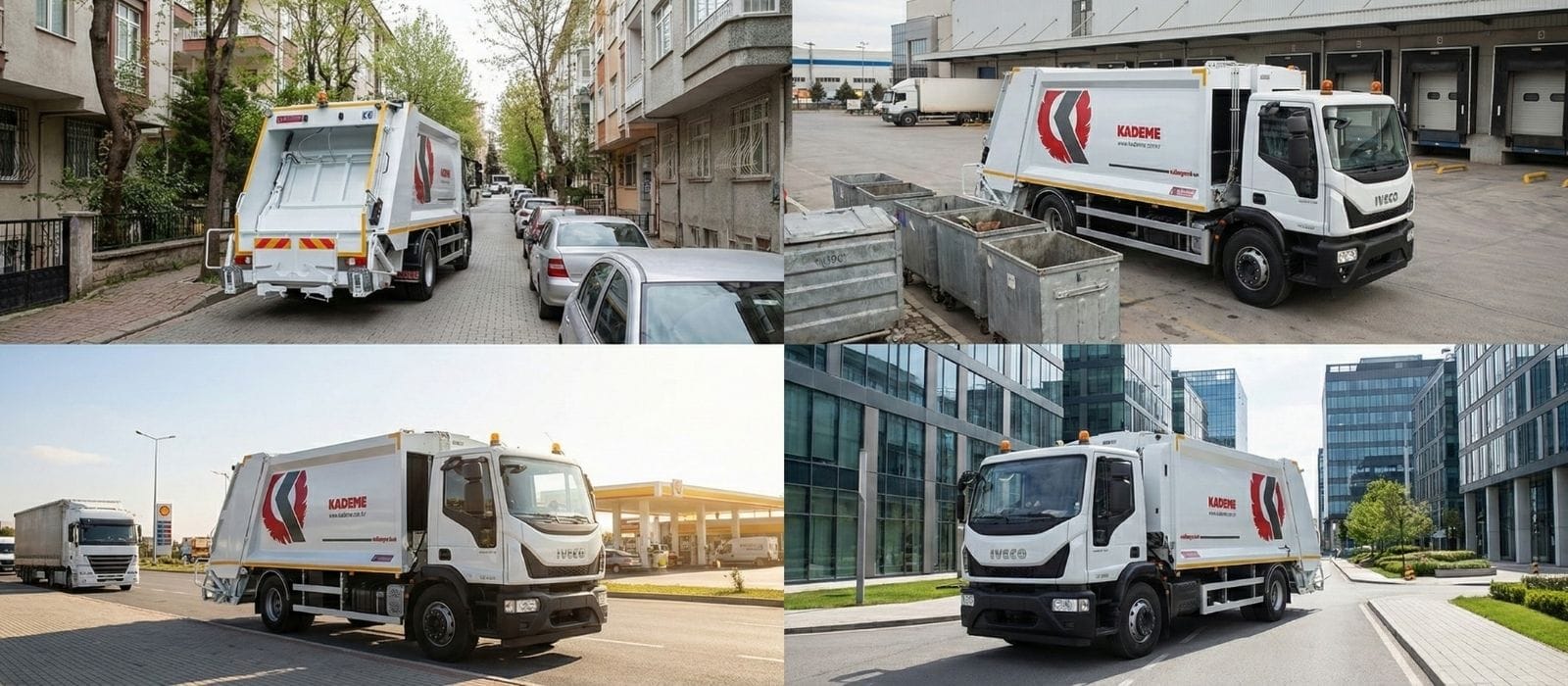 Kademe Rear Loader Applications in Various Environments